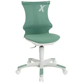TOPSTAR Kinderdrehstuhl Sitness X Chair 10, FX130CR66 Stoff grün, Gestell weiß