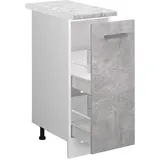 Vicco Unterschrank Apothekerschrank R-Line 30 x 60 x 81,5 cm Grau
