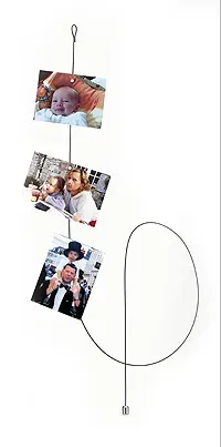 Fotoleine, ca. 150 cm lang, mit 10 silbernen Magneten