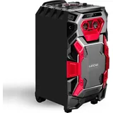 Leicke DJ ROXXX Trolley Pro LAUTSPRECHER EP18176 bluetooth schwarz, Bluetooth Lautsprecher, Schwarz