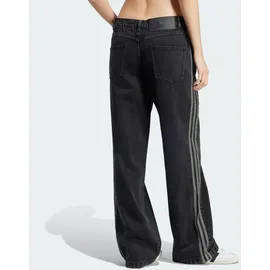 adidas Adicolor Denim 3-Streifen Trainingshose - True Black Denim - 30-32