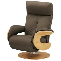 HIMOLLA Relaxsessel 7818 Leder 75 x 108 x 84 cm Braun elektrisch