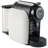 Delta Qool Evolution Kapsel-Kaffeemaschine schwarz/weiß