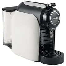 Delta Qool Evolution Kapsel-Kaffeemaschine schwarz/weiß