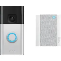Ring Video Doorbell Akku + Chime Nickel Matt