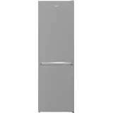 Beko RCSA366K50XBN Stand Kühl-Gefrierkombination, 59,5 cm breit, 343 L, SmoothFit, Griffmulde, LED Illumination, Edelstahloptik