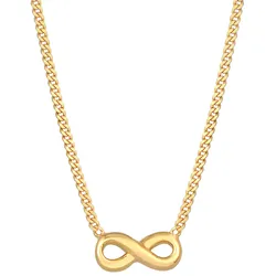 Elli PREMIUM Infinity Symbol Unendlichkeit Liebe 585 Gelbgold Ketten   Damen 
