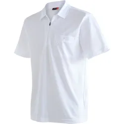 Funktionsshirt MAIER SPORTS "Arwin 2.0", Herren, Gr. 5XL, weiß, 100% Polyester, Rundhals, Kurzarm, Shirts, Eignet sich ideal für Wanderungen und Freizeitaktivitäten