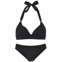 LASCANA Triangel-Bikini Damen schwarz Gr.44 Cup C