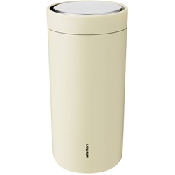 Stelton Thermobecher To Go Click 400 ml Edelstahl Gelb