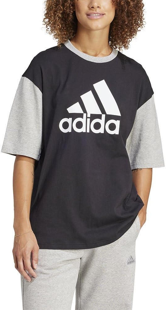 adidas Damen Essentials Big Logo Boyfriend T-Shirt