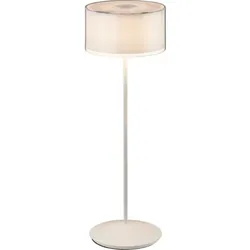 ab+ by Abert Logo tragbare Tischleuchte weiss