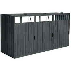 HOME DELUXE Mülltonnenbox CUBO - Menge: 3