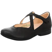 THINK! Damen GUAD2_3-000564 nachhaltige Wechselfußbett Ballerinas, 0000 schwarz 39