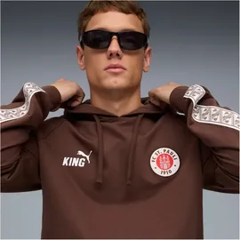 Puma FC St. Pauli King Herren Kapuzensweater, braun M