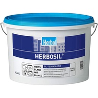 HERBOL Herbosil 12.5 Ltr WEISS TUCHMATT streiflichtunempfindliche Fassadenfarbe