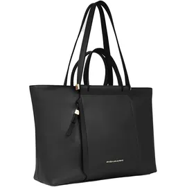 Piquadro Shopper Circle Tote 14" Black