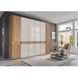 Wiemann Drehtürenschrank Cardiff 295,2 x 236 x 58 cm Weiß/Braun
