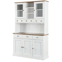Buffet  Westerland ¦ weiß ¦ Maße (cm): B: 131 H: 205 T: 45.0
