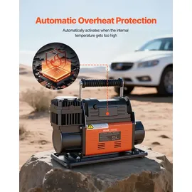Vevor Tragbarer Luftkompressor 202 L/min 10,3 bar