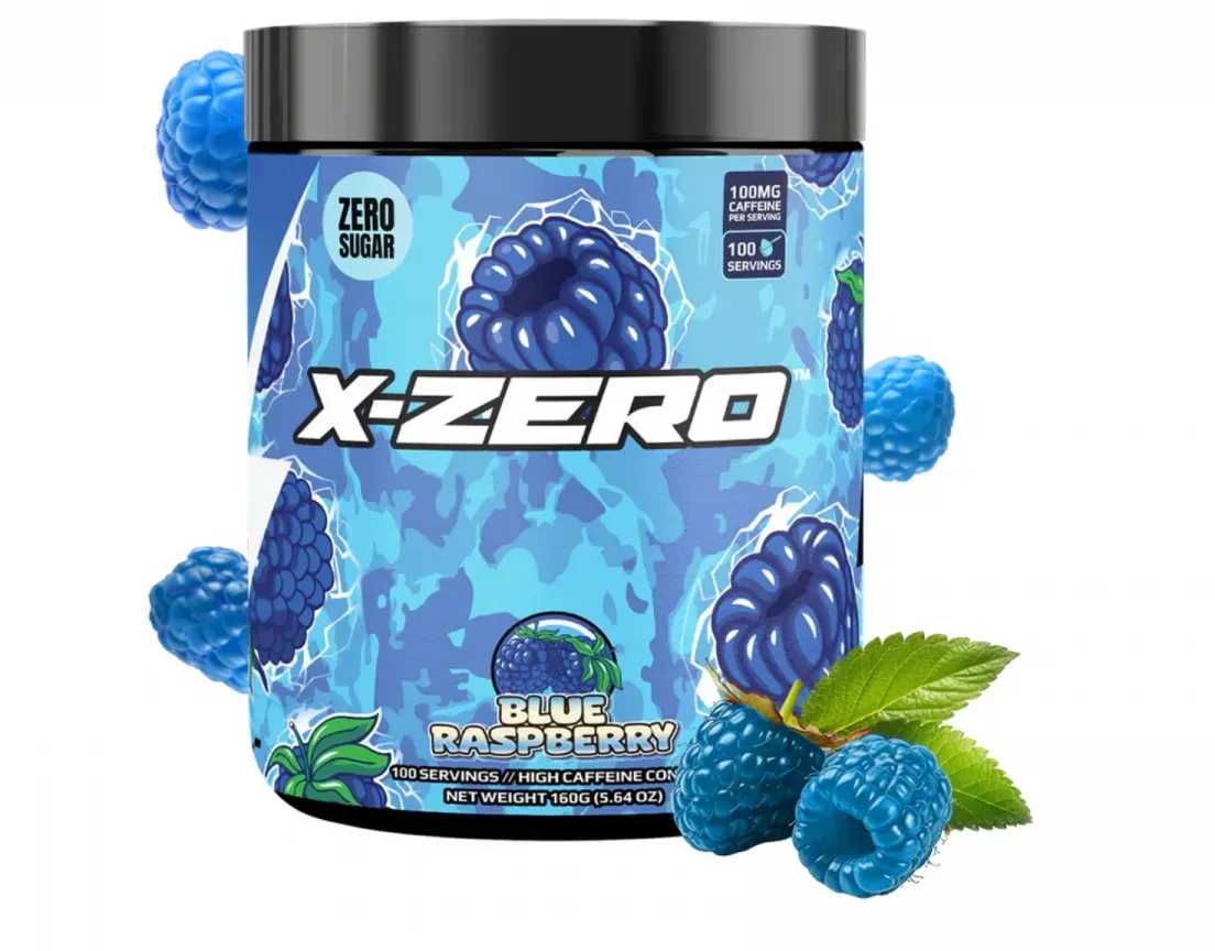X-Gamer X-Zero Blueraspberry - 100 Portionen
