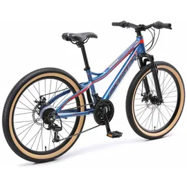 Bikestar Mountainbike 24 Zoll RH 33 cm blau/gelb