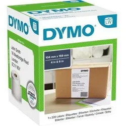 Dymo Versandetikett S0904980 104x159mm weiß 220 Etik./Rl.
