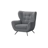 jette home Hochlehnsessel Mellow ¦ grau ¦ Maße (cm): B: 100 H: 106 T: 95.0
