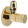 Sapho Eckventil mit Nuss, Rund, 1/2"x 3/8", Gold