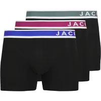 JACK & JONES Jaceaston Boxershorts Schwarz S 3er Pack