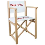 Promo Trade Regie Stuhl, Holz (individuell Bedruckt)