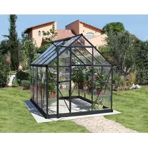 CANOPIA Harmony Gewächshaus Alu Grau Polycarbonatplatten 0,7 mm 4,57 m2