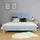 Homestyle4u Polsterbett 140 x 200 cm Blau