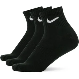 Nike Everyday Lightweight Trainings-Knöchelsocken Black/White 38-42