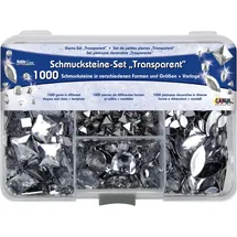 Kreul Schmucksteine Set transparent 1000 Stück