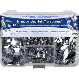 Kreul Schmucksteine Set transparent 1000 Stück