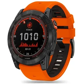 TECH-PROTECT IconBand Pro Armband Garmin Fenix ​​​​3 / 5X 3HR Plus 6X 7X – Orange / Schwarz