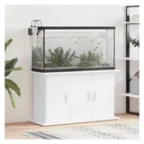 vidaXL Aquarienunterschrank 101 x 41 x 58 cm weiß