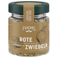 Fuchs Gewürze - Zwiebel rot geschnitten | Getrocknet, zum Kochen | 28 g