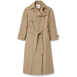 Nah/Studio Trenchcoat - recycelte Baumwolle - Gr. 40 - braun