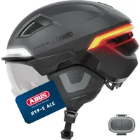 ABUS HYP-E ACE - mit Frontlicht, Rücklicht und Blinklicht