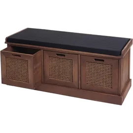 MCW Sitzbank J49 Schwarz 75 x 47 x 40 cm