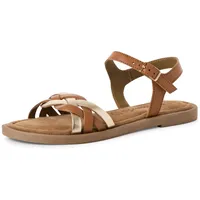 TAMARIS Sandalette Damen Flach braun,EU 39