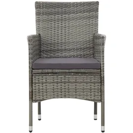 vidaXL Garten-Lounge-Set 5-tlg. grau