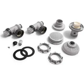 Intex Anschluss-Set grau Ø 38 mm 7,3 bis 9,2 m3/h