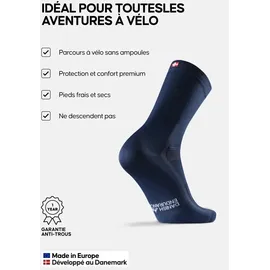 Danish Endurance Radsocken 3er Pack Schwarz 39-42