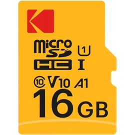 Kodak Premium microSD Speicherkarte 16 GB Class 10, inklusive SD Adapter
