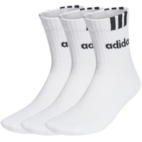 adidas 3er-Set hohe Unisex-Socken HT3437 Weiß 40_42