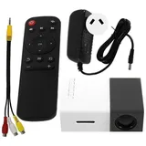 Hd 1080p Mini-projektor Mit Led-heimkino-videoprojektor, Tragbar, Für Av, Usb, Smartphone Und Laptop