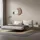 JV Möbel Weißes Wandbett Designer LED-Bett Modernes Schlafzimmer Doppelbett Neu